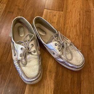 Sperry Gold Women’s Boat Shoes 8
